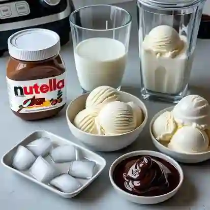Assemble Nutella ingredients
