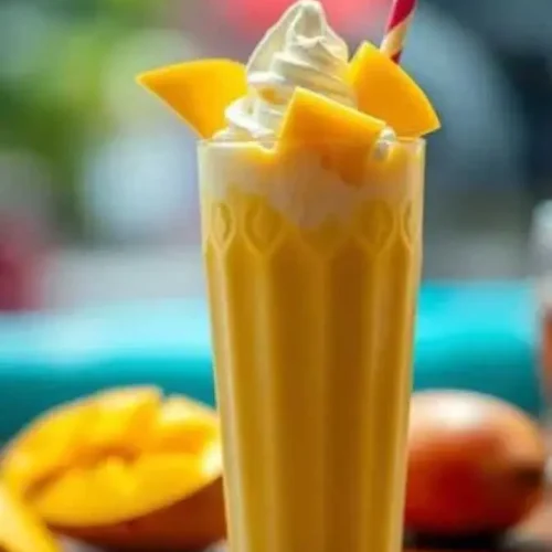 Mango Milkshake The perfect summer delight